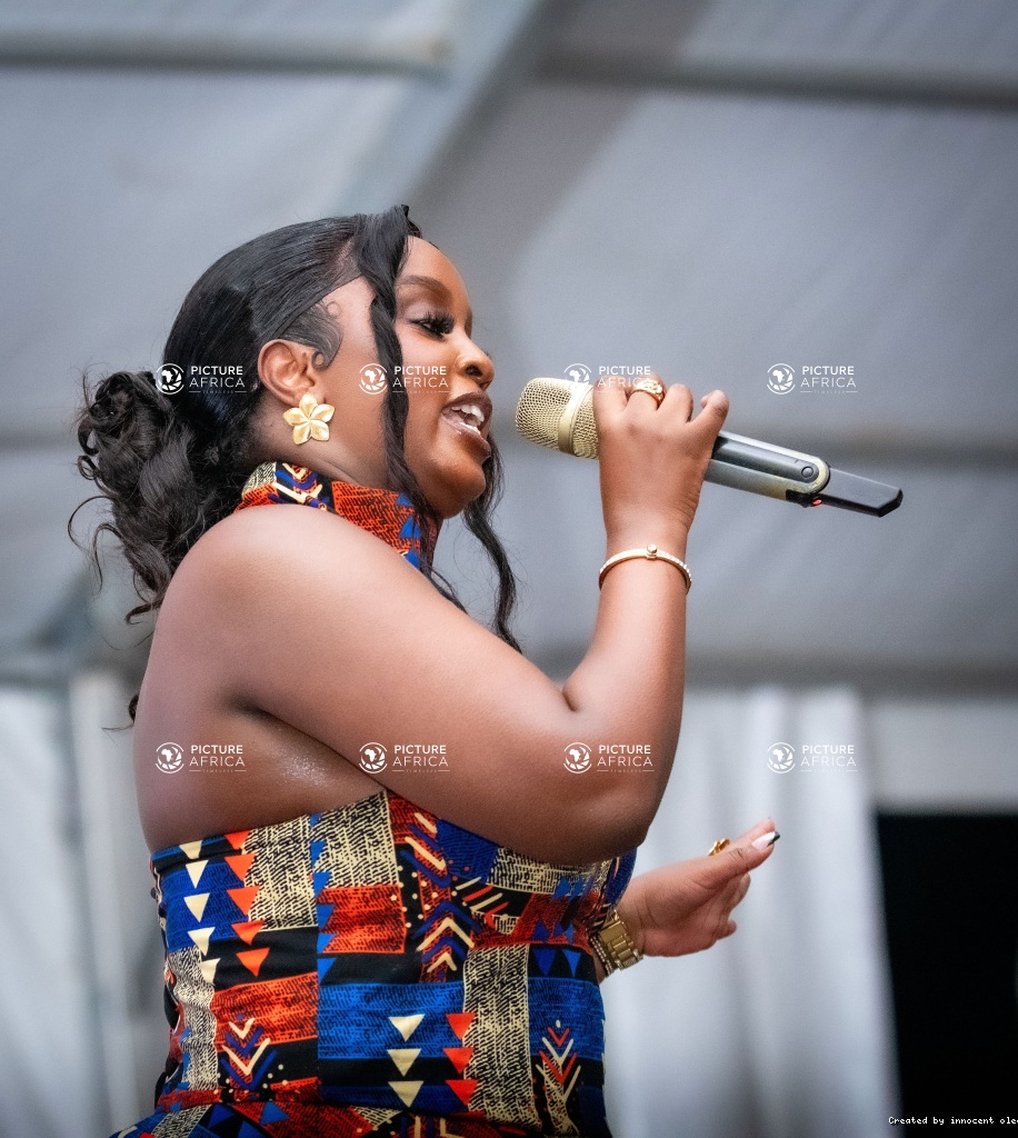 MUSICIAN NADIA MUKAMI PERFORMS AT A FASHION EVENT IN KISUMU