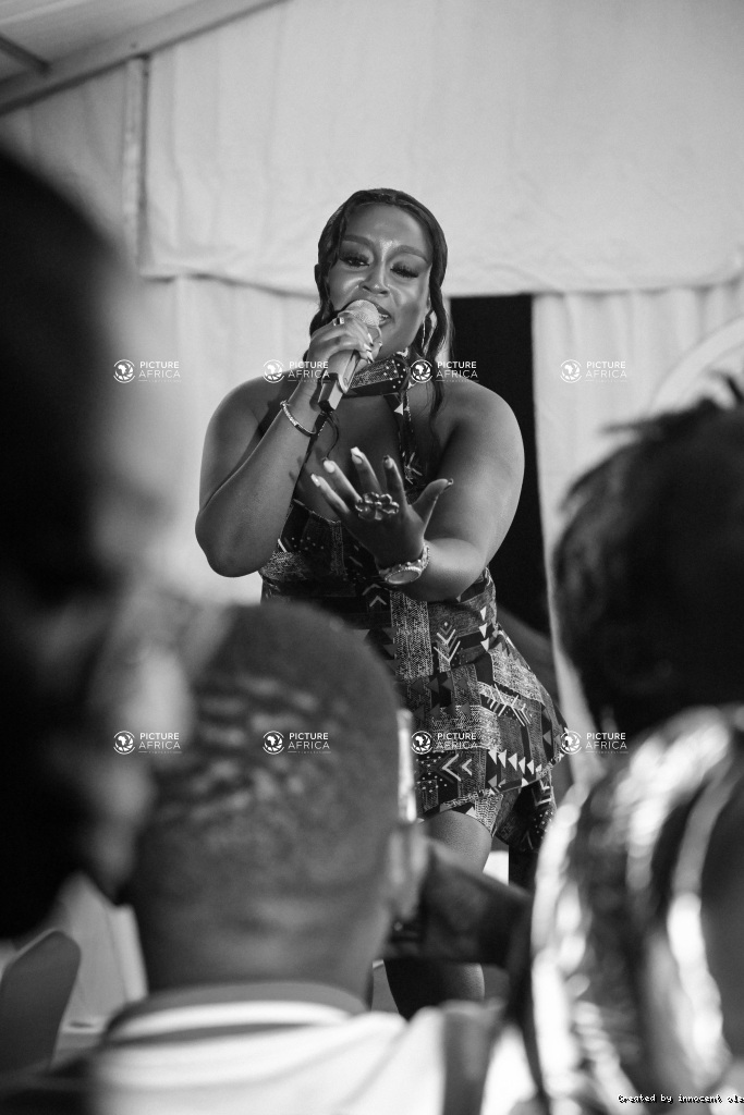 MUSICIAN NADIA MUKAMI PERFORMS AT A FASHION EVENT IN KISUMU