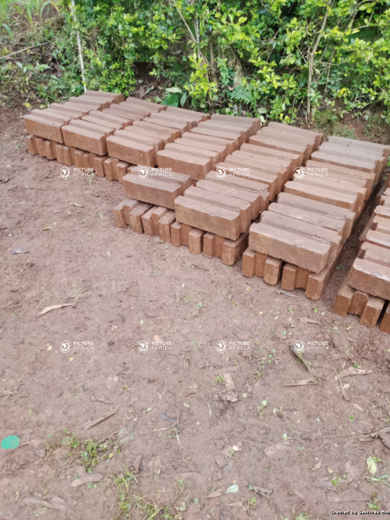 High-Angle View of Eco-Friendly Interlocking Building Blocks
